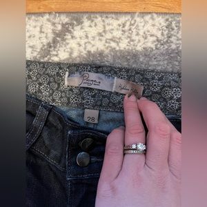 Paige blue denim jeans hidden hills 28